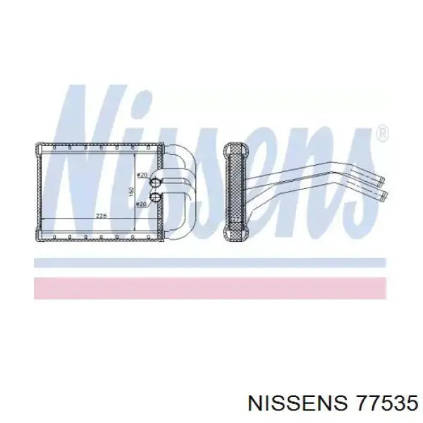 97138A4000 Hyundai/Kia Radiador de forno (de aquecedor)