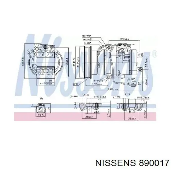 Compressor de aparelho de ar condicionado Honda 38810P8FA01 preço, a partir de 351,39 USD