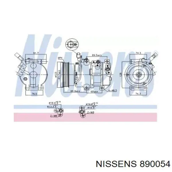 Compressor de aparelho de ar condicionado Lizarte 710858001 preço, a partir de 234,95 USD
