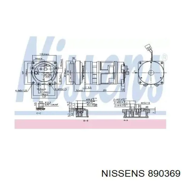 0002304911 Mercedes Compressor de aparelho de ar condicionado
