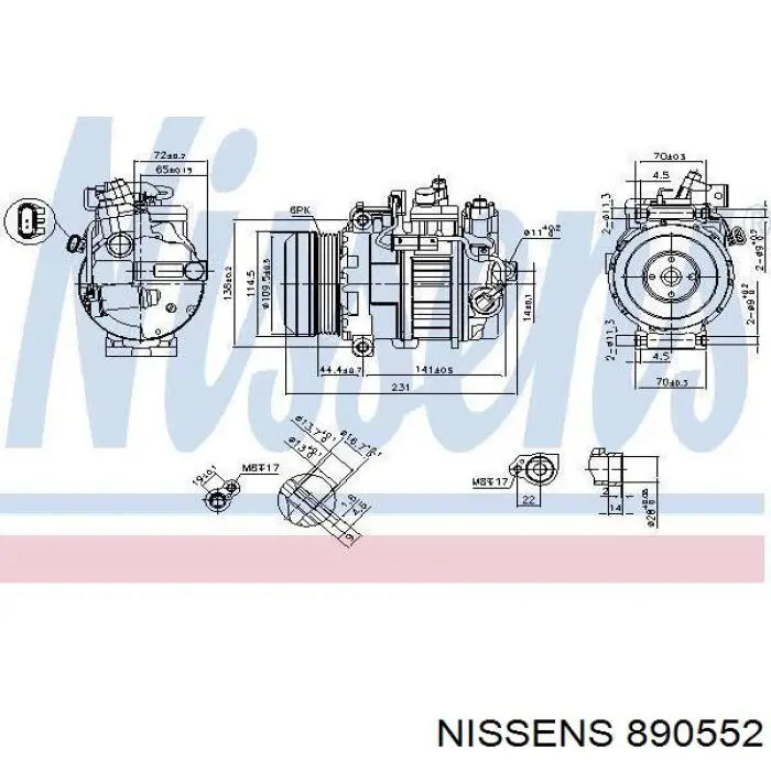 Compressor de aparelho de ar condicionado Mercedes A000830270080 preço, a partir de 434,15 USD
