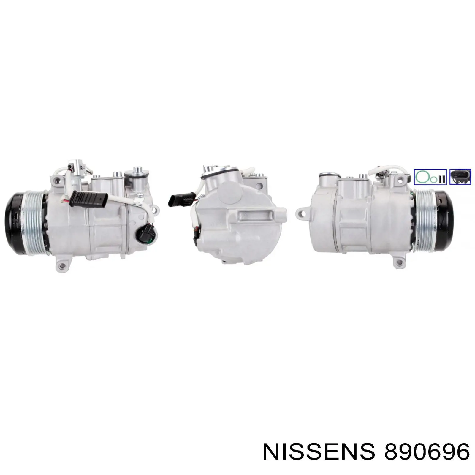 890696 Nissens Compressor de aparelho de ar condicionado