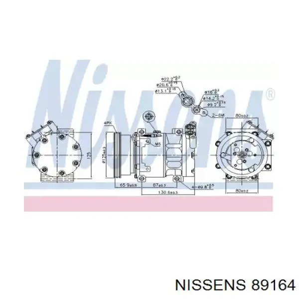 Compressor de aparelho de ar condicionado 8200866443R MSG Rebuilding