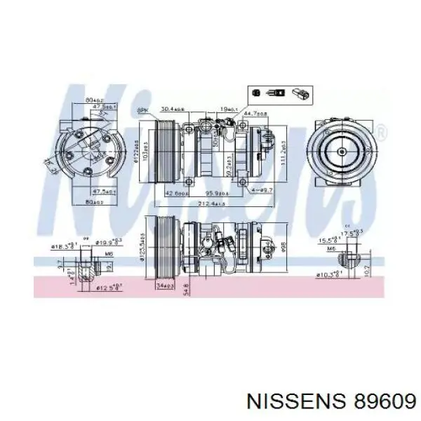 Compressor de aparelho de ar condicionado 810902024 Lizarte