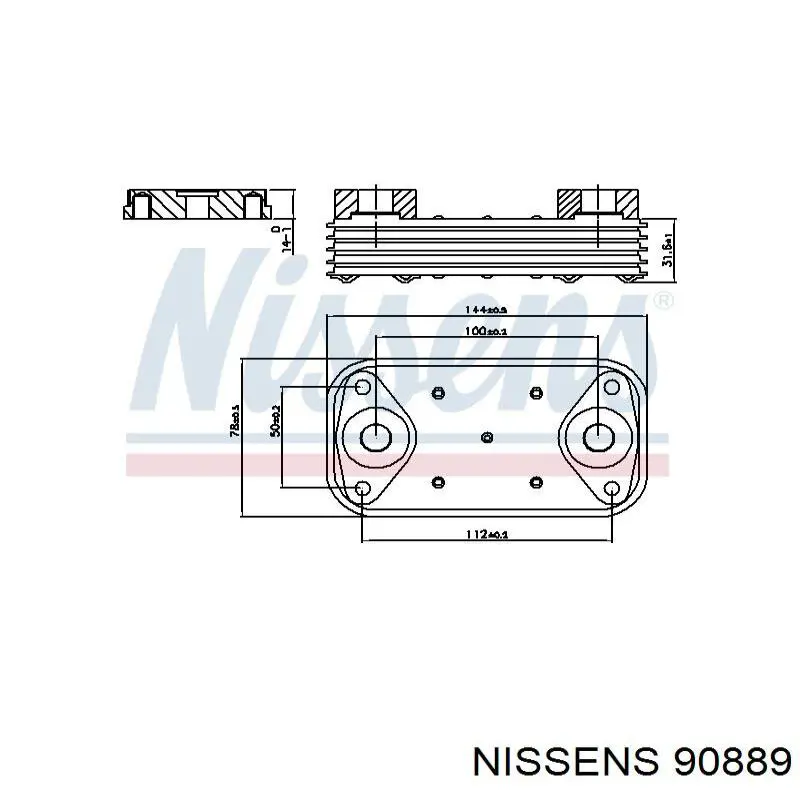 Radiador de óleo (frigorífico), debaixo de filtro Fiat/Alfa/Lancia 5802751739 preço, a partir de 123,29 USD