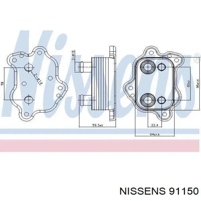 Radiador de óleo (frigorífico), debaixo de filtro BMW 11427509212 preço, a partir de 51,18 USD