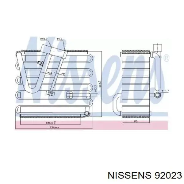 Vaporizador de aparelho de ar condicionado para Honda Civic V EJ