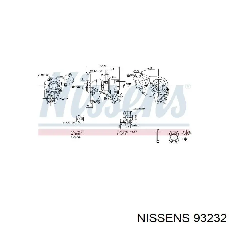 Turbina 49T7302013 Mitsubishi