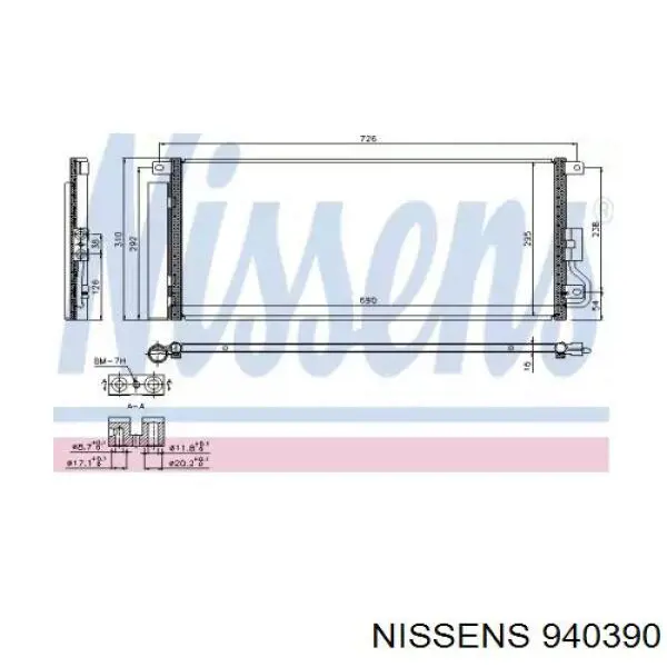 Radiador de aparelho de ar condicionado Signeda RC940390 preço, a partir de 117,64 USD
