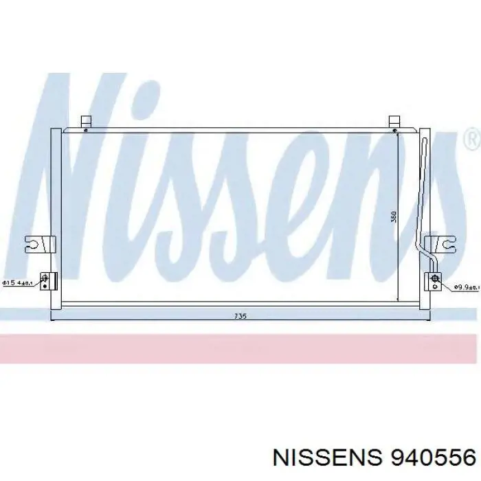Radiador de aparelho de ar condicionado Nissan/Infiniti 92110JN00A preço, a partir de 108,44 USD