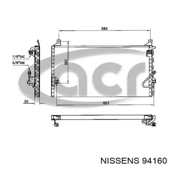 Compre A2018301270 Mercedes Radiador de aparelho de ar condicionado