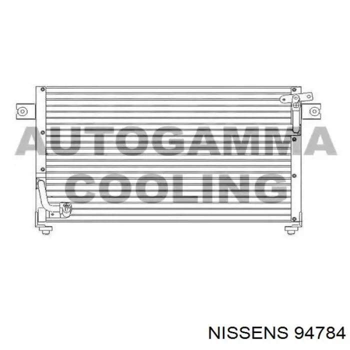 94784 Nissens Radiador de aparelho de ar condicionado