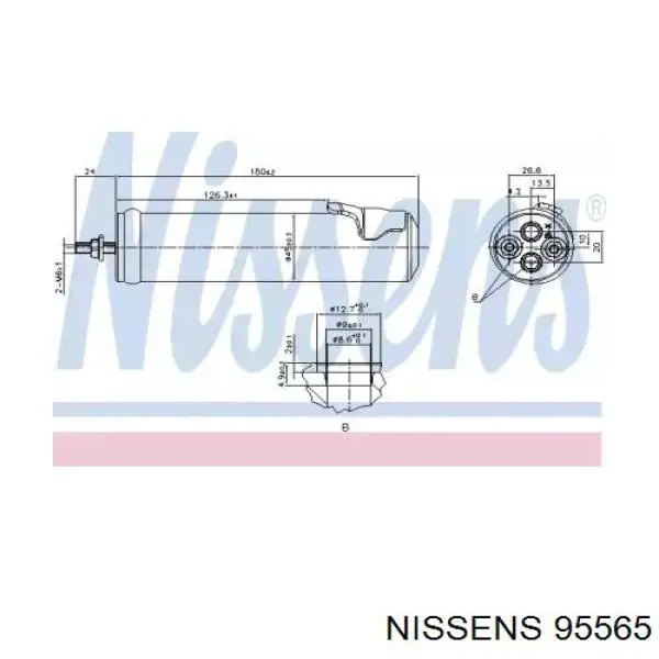 AE8319E892AB Ford Tanque de recepção do secador de aparelho de ar condicionado