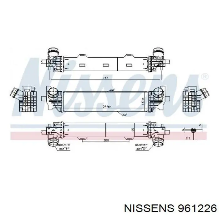 Radiador de intercooler AVA BW4662 preço, a partir de 275,84 USD