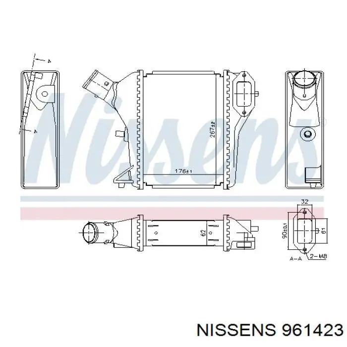 Compre 19710R5ZG01 Honda Radiador de intercooler