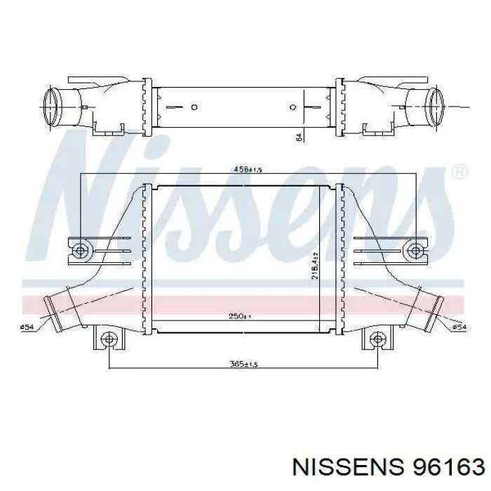 818638 VALEO Radiador de intercooler