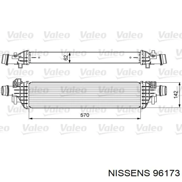 Radiador de intercooler 95081734 General Motors