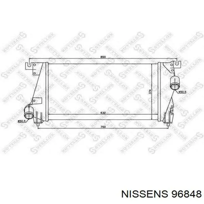 4798014 Chrysler Radiador de intercooler