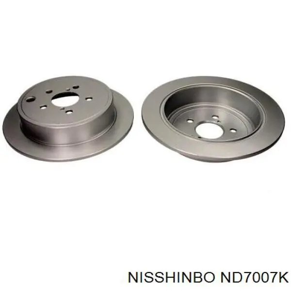 Compre ND7007K Nisshinbo Disco do freio traseiro