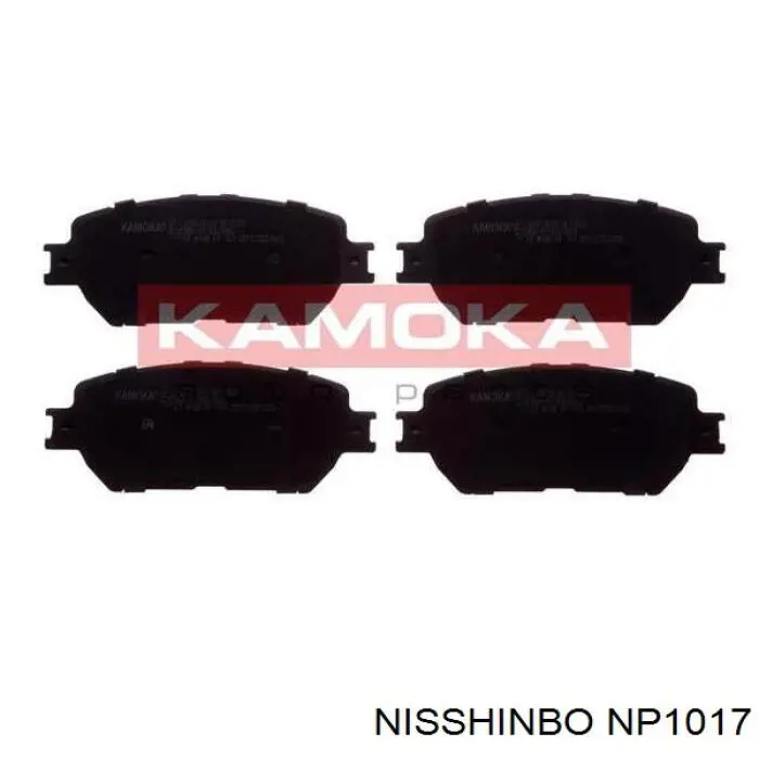 Sapatas do freio dianteiras de disco Nisshinbo NP1017 preço, a partir de 61,16 USD