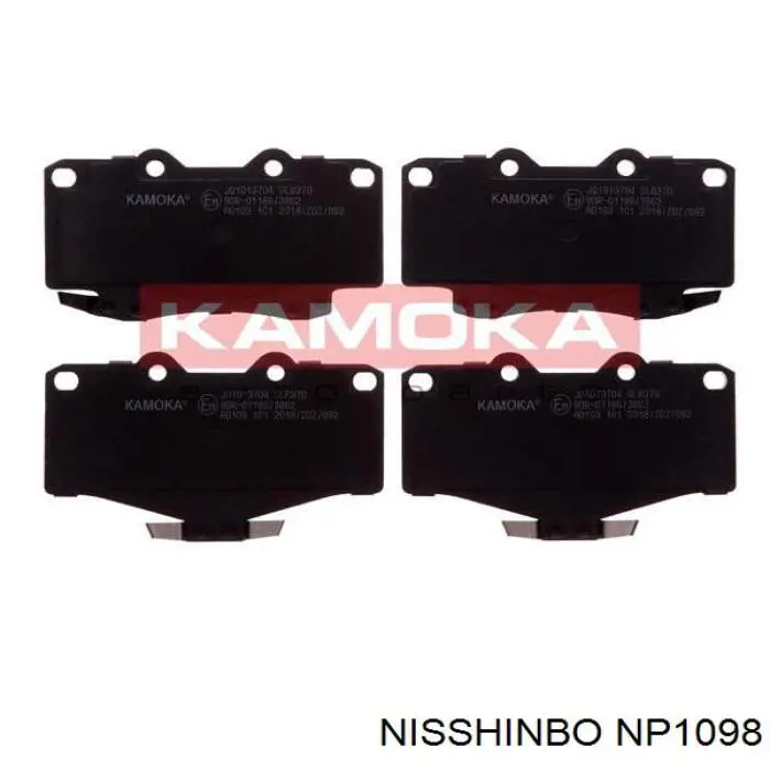Sapatas do freio dianteiras de disco Nisshinbo NP1098 preço, a partir de 28,08 USD
