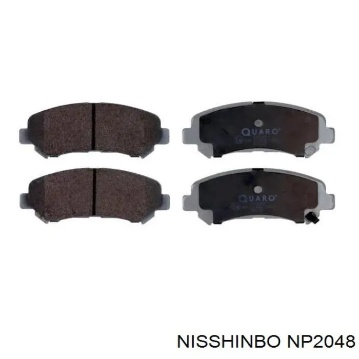 Sapatas do freio dianteiras de disco Nisshinbo NP2048 preço, a partir de 26,33 USD