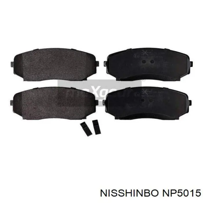 Sapatas do freio dianteiras de disco Nisshinbo NP5015 preço, a partir de 24,53 USD