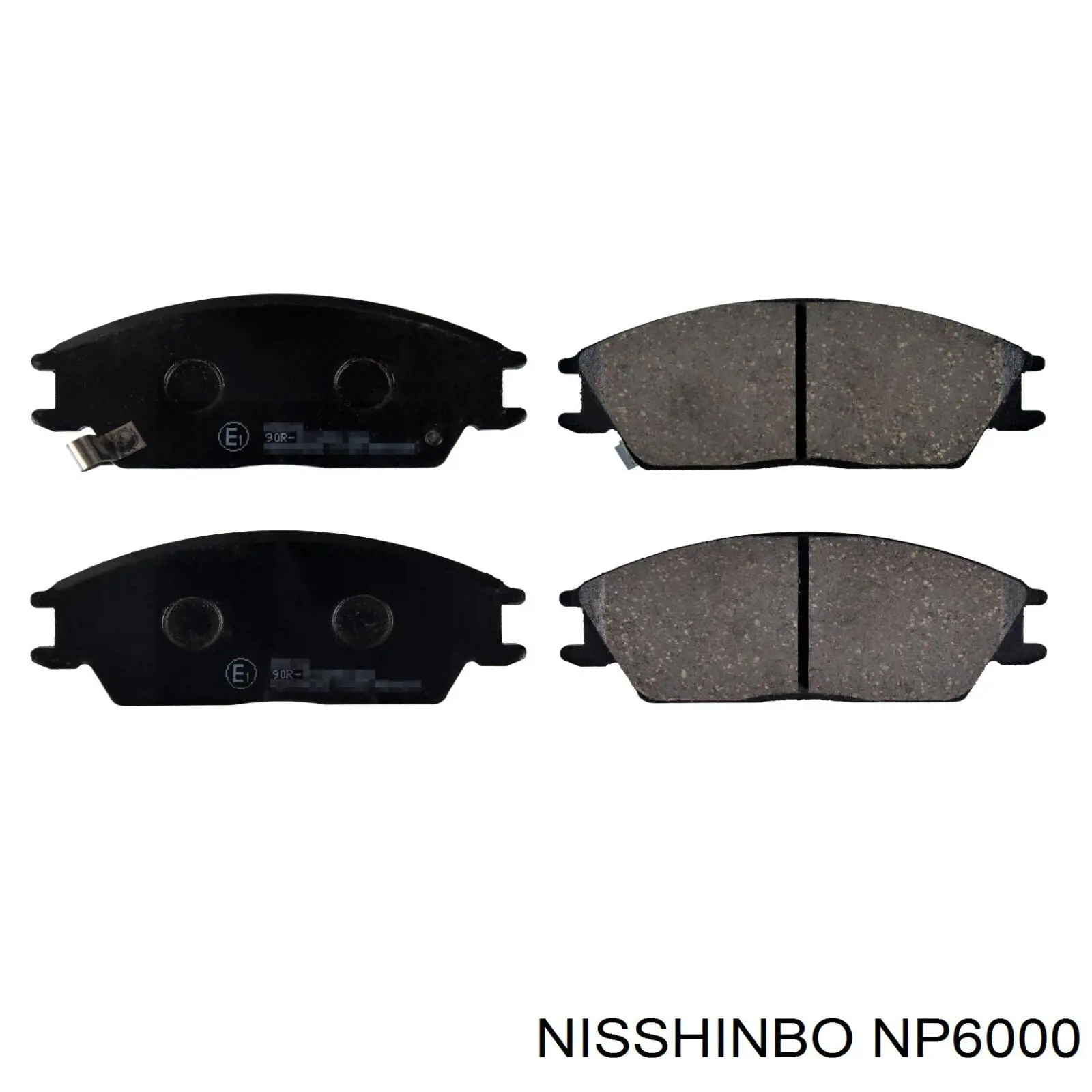 Sapatas do freio dianteiras de disco Nisshinbo NP6000 preço, a partir de 26,42 USD
