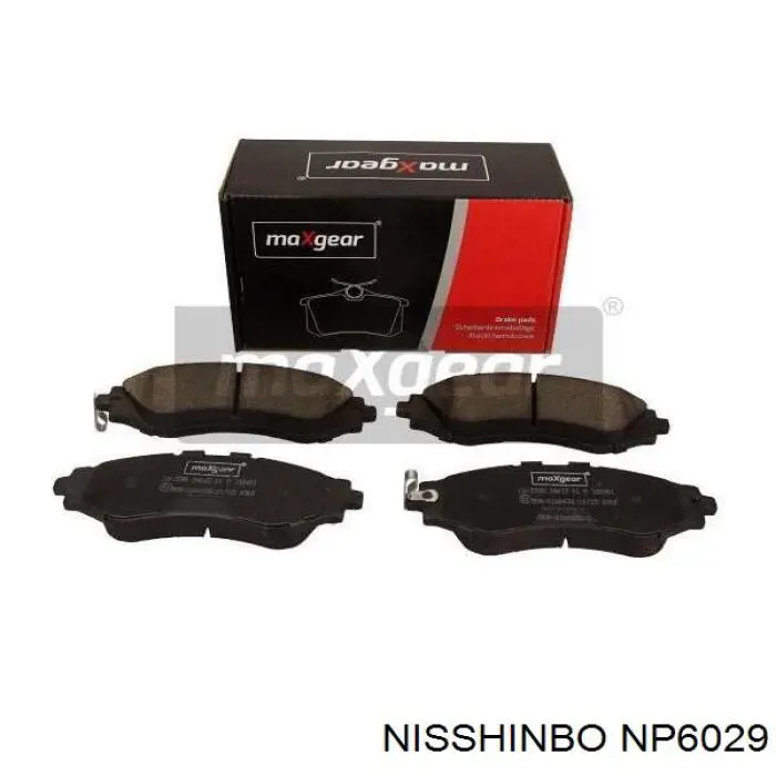 Sapatas do freio dianteiras de disco Nisshinbo NP6029 preço, a partir de 45,08 USD