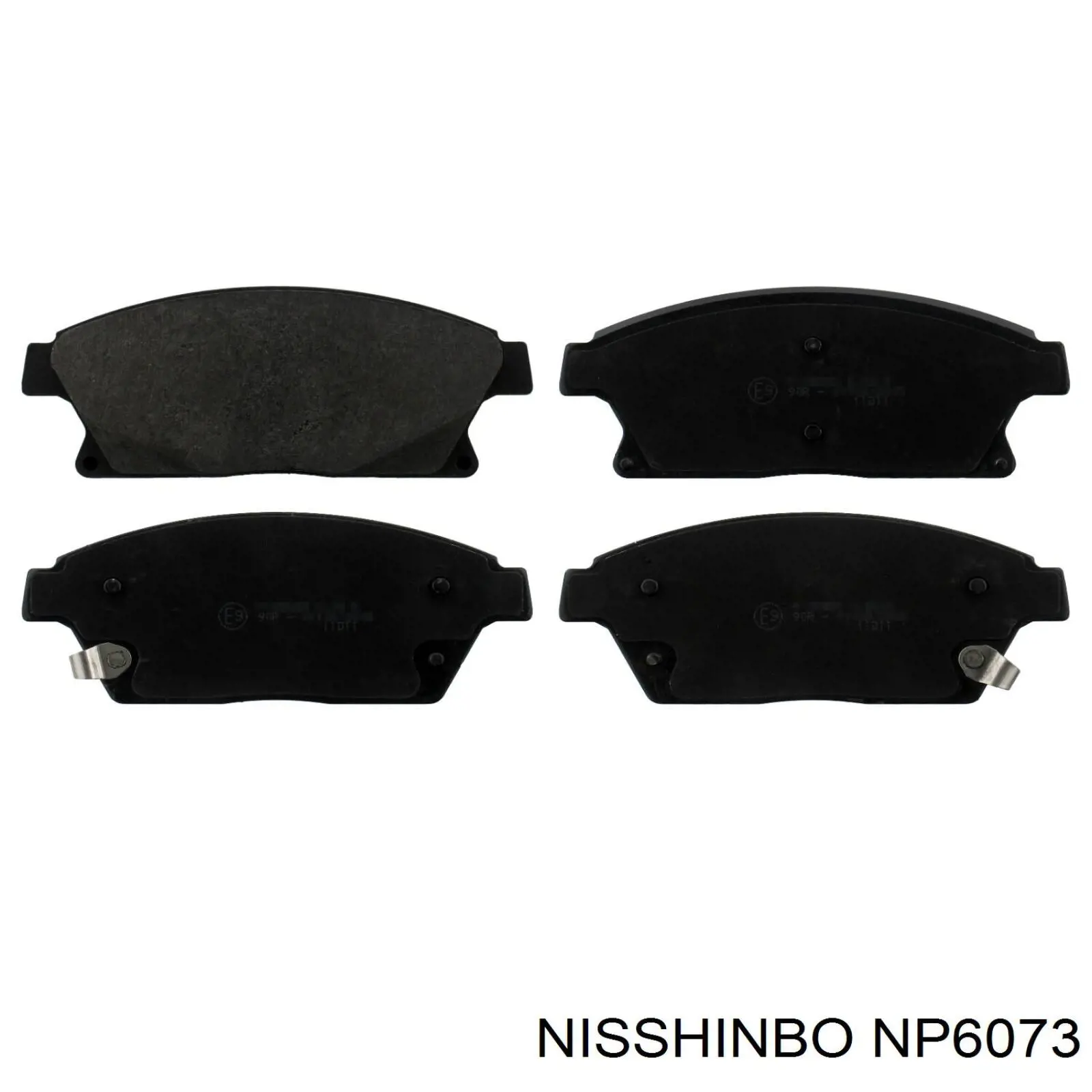Sapatas do freio dianteiras de disco Nisshinbo NP6073 preço, a partir de 35,60 USD