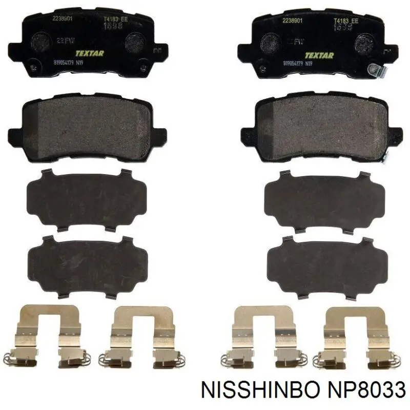 Sapatas do freio traseiras de disco Honda 43022TZ5A10 preço, a partir de 37,35 USD