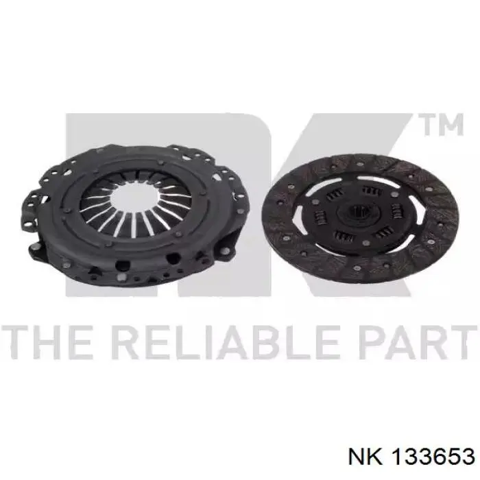 Kit de embraiagem (3 peças) NK 133653 preço, a partir de 87,30 USD