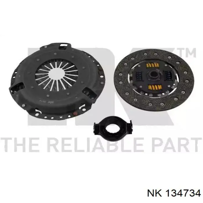 134734 NK Kit de embraiagem (3 peças)