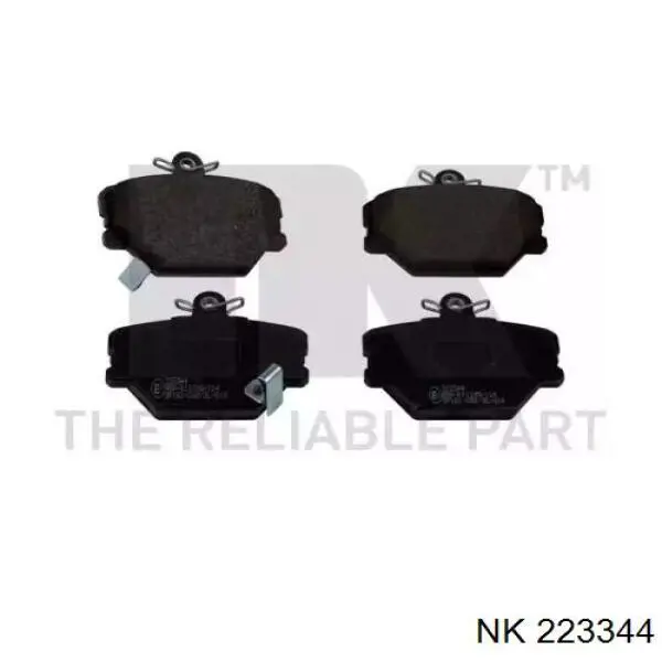 Compre 223344 NK Sapatas do freio dianteiras de disco