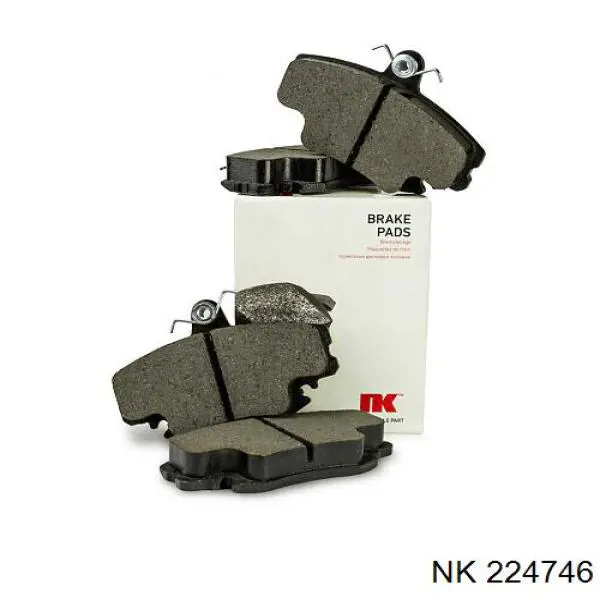 Compre 224746 NK Sapatas do freio dianteiras de disco