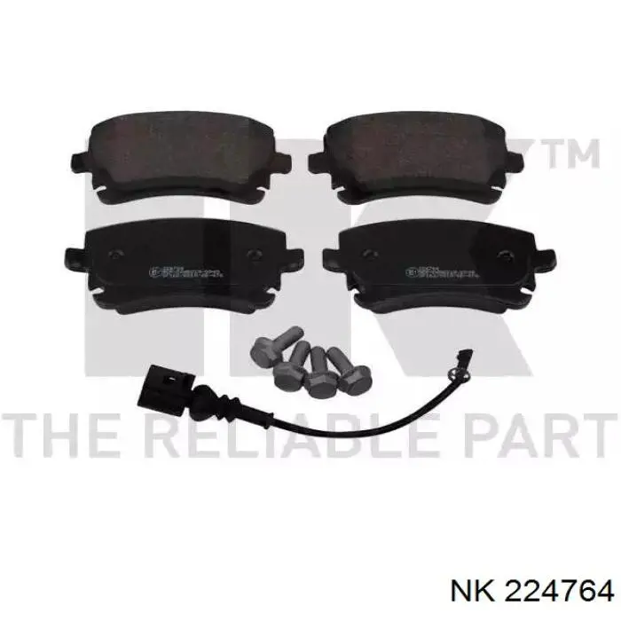 Sapatas do freio traseiras de disco NK 224764 preço, a partir de 33,82 USD