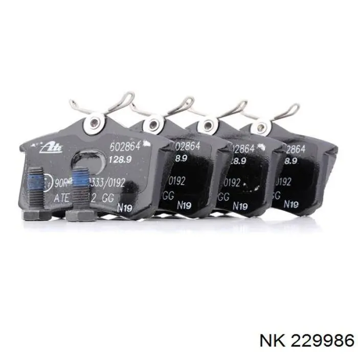 Compre 229986 NK Sapatas do freio traseiras de disco