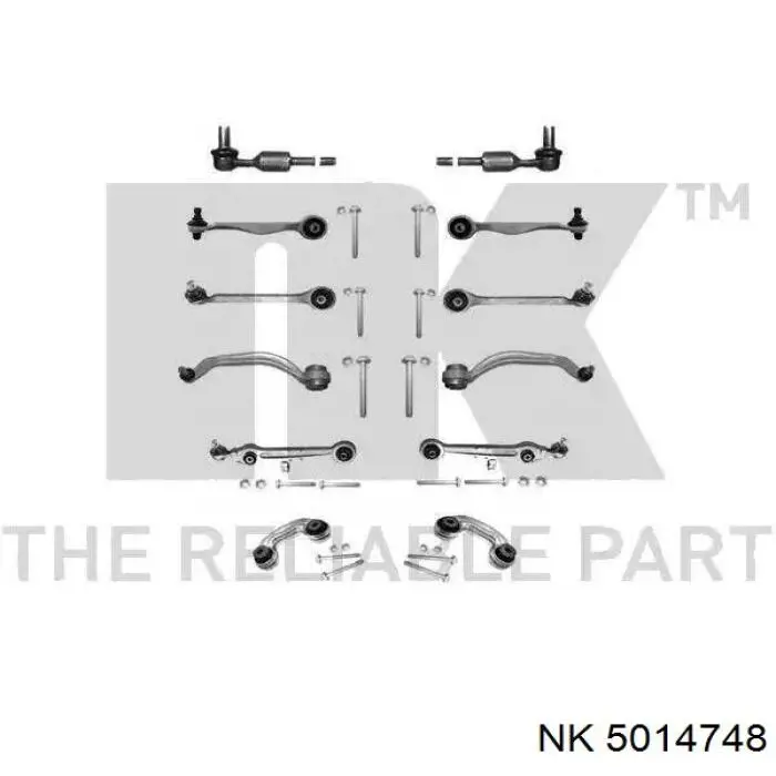 Kit de braços oscilantes de suspensão dianteira NK 5014748 preço, a partir de 335,63 USD
