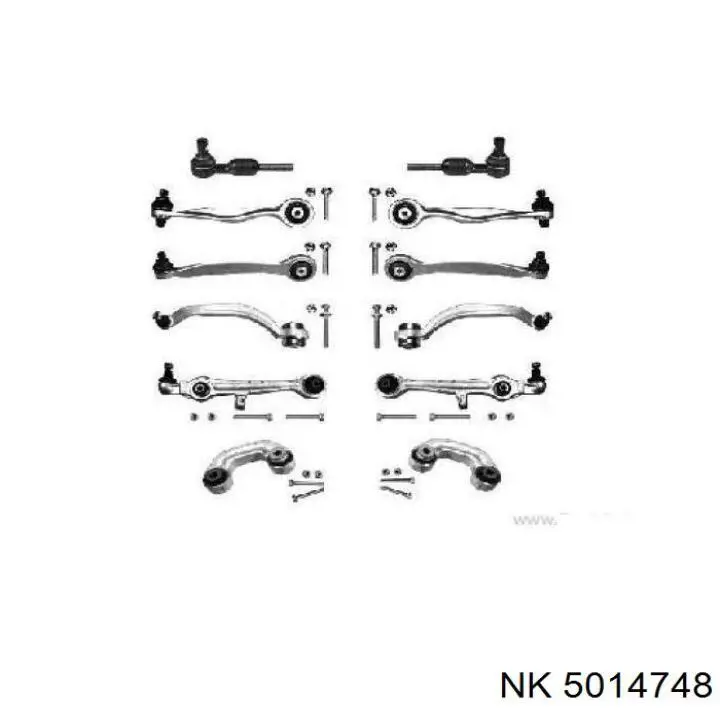 Compre 5014748 NK Kit de braços oscilantes de suspensão dianteira
