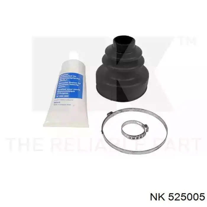 Bota de proteção externa de junta homocinética do semieixo dianteiro NK 525005 preço, a partir de 17,21 USD