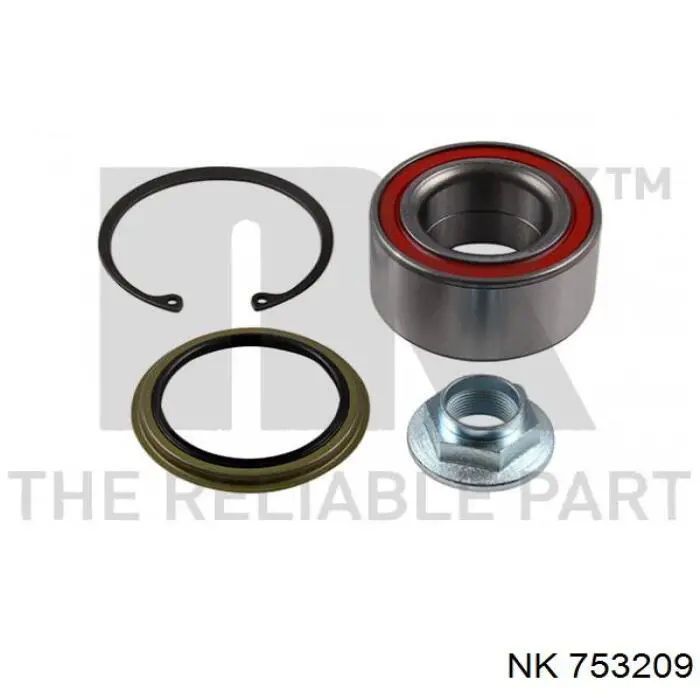 Rolamento de cubo dianteiro NK 753209 preço, a partir de 39,21 USD