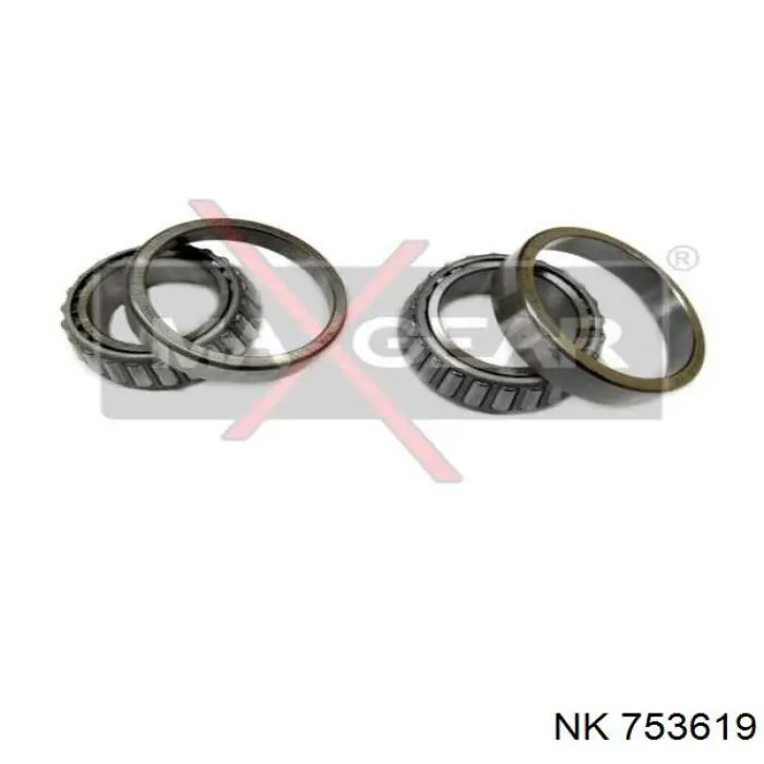 Compre 753619 NK Rolamento interno de cubo dianteiro
