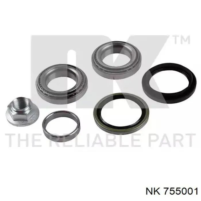 Rolamento de cubo dianteiro NK 755001 preço, a partir de 26,89 USD