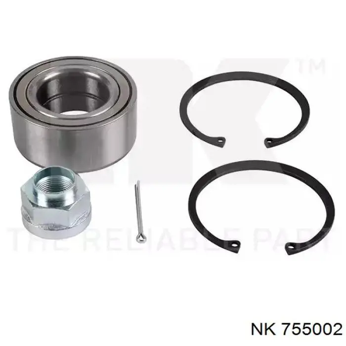 Rolamento de cubo dianteiro NK 755002 preço, a partir de 32,47 USD