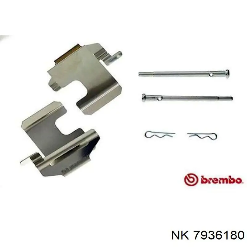 Compre 7936180 NK Kit de molas de fixação de sapatas de disco dianteiras