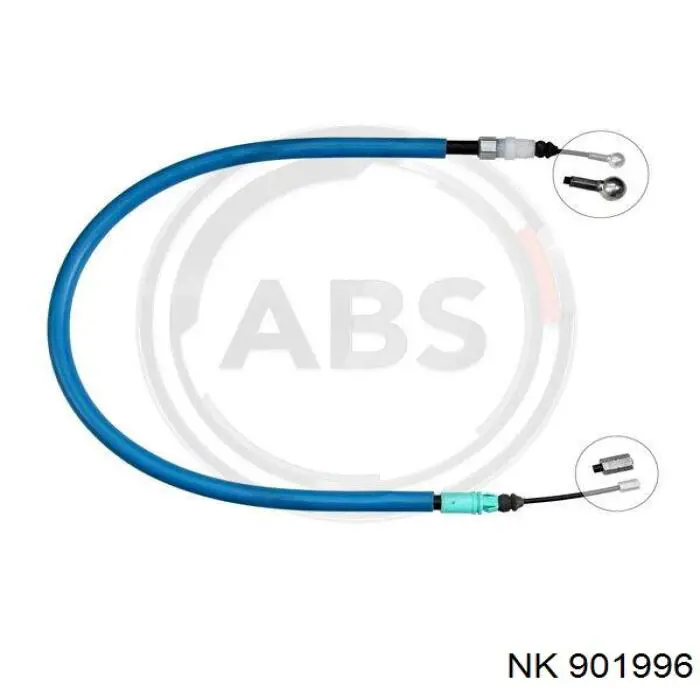 Cabo traseiro direito/esquerdo do freio de estacionamento NK 901996 preço, a partir de 14,75 USD