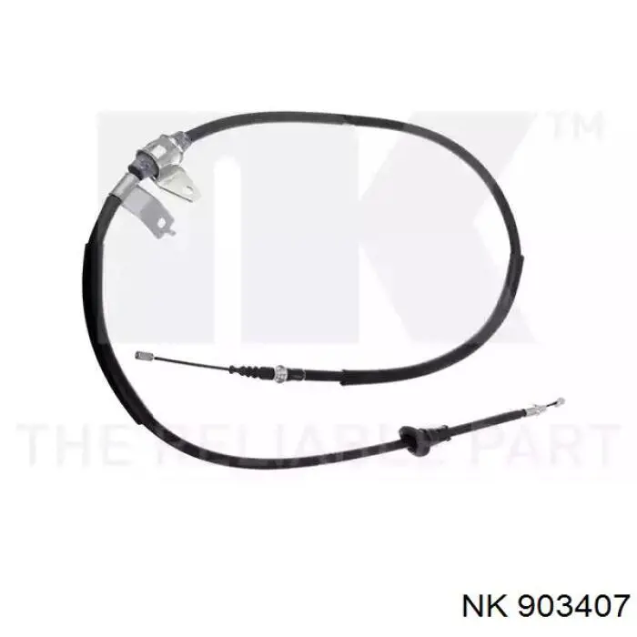 Cabo do freio de estacionamento traseiro esquerdo NK 903407 preço, a partir de 39,30 USD