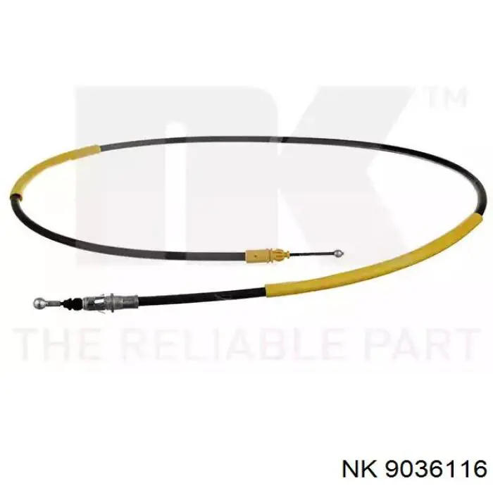 Cabo do freio de estacionamento traseiro direito NK 9036116 preço, a partir de 15,15 USD