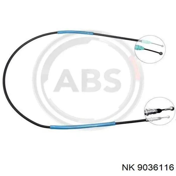 Compre 9036116 NK Cabo do freio de estacionamento traseiro direito