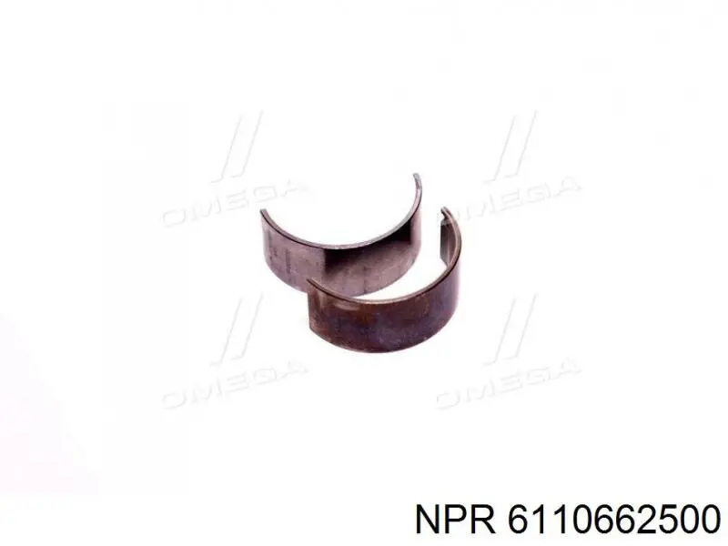 6110662500 NE/NPR Folhas inseridas de cambota de biela, kit, 1ª reparação ( + 0,25)